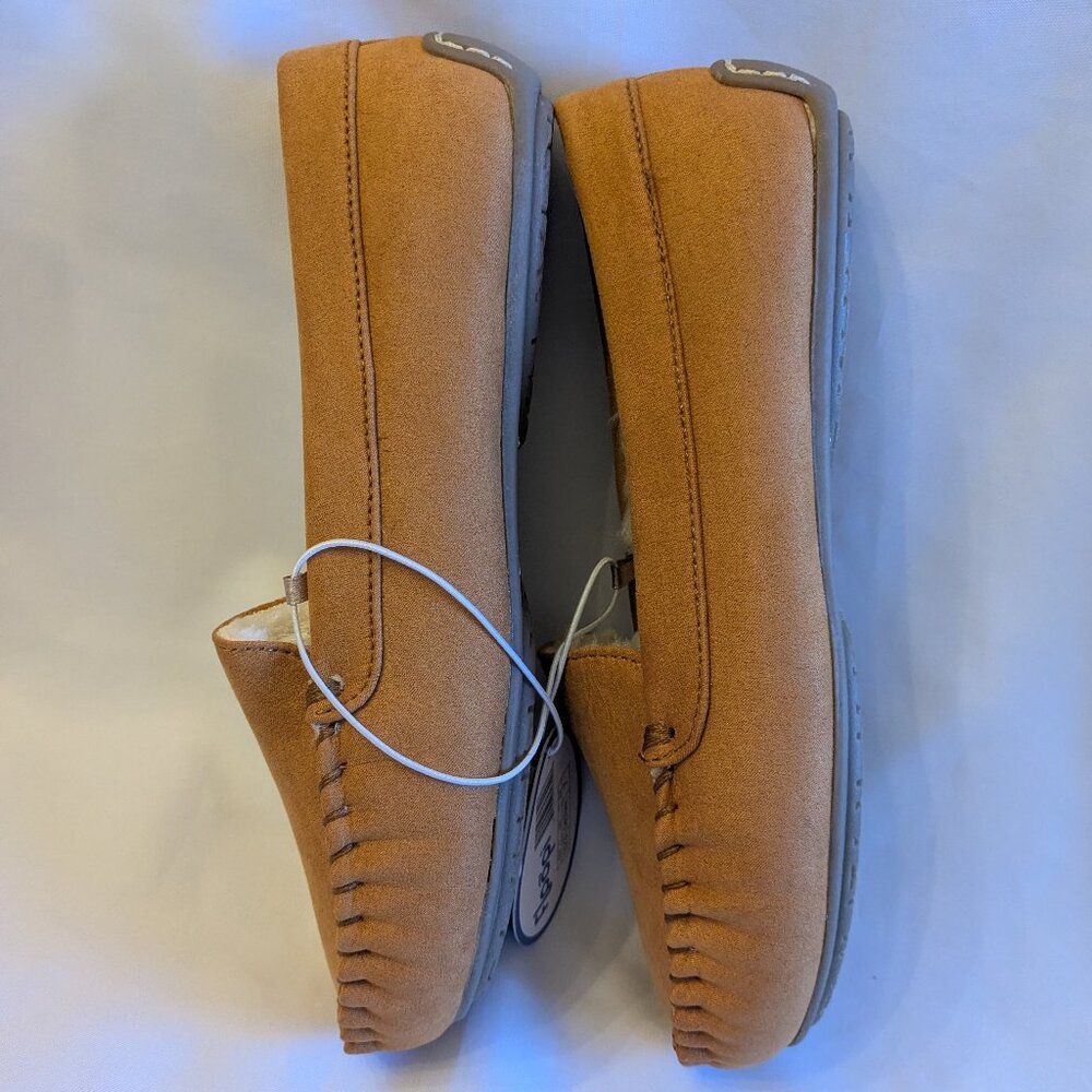 Floopi Women's Indoor/Outdoor Memory Foam Moccasin Slippers NWT - Picture 11 of 16
